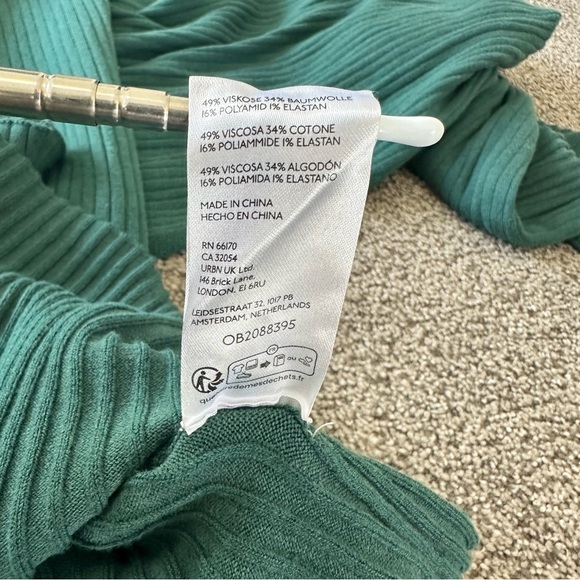 Free People Carine Sweater Size XL Blase Green NWT - Picture 11 of 16